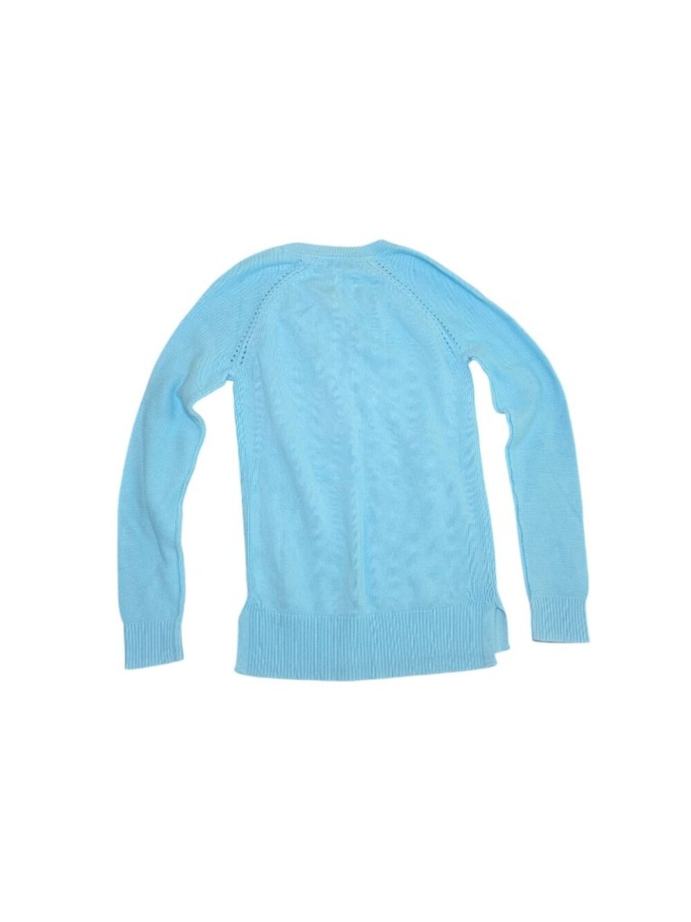 Lilly Pulitzer V-Neck Sweater Cotton Blend Embroidered Sailboat Logo (SKU#1206) - Picture 3 of 5
